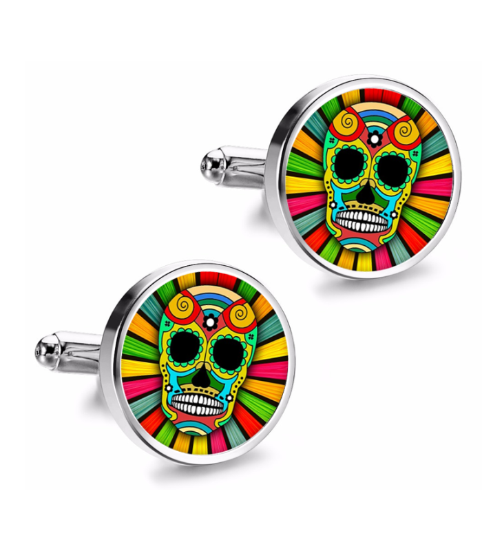Gemelos de Camisa Magglass Calavera Catrina Nº9 16mm