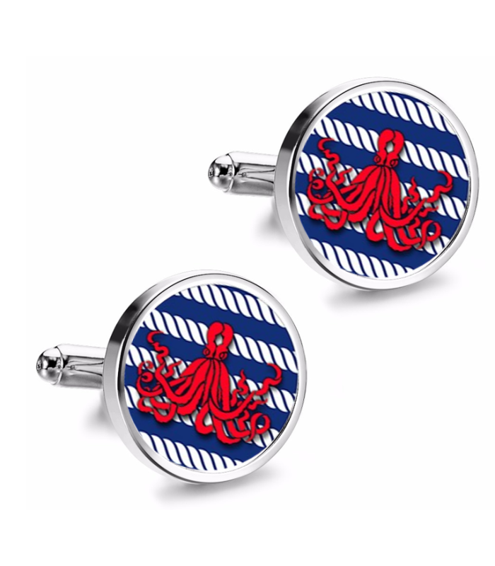 Gemelos de Camisa Magglass Criatura del Mar Nautico Nº12 16mm