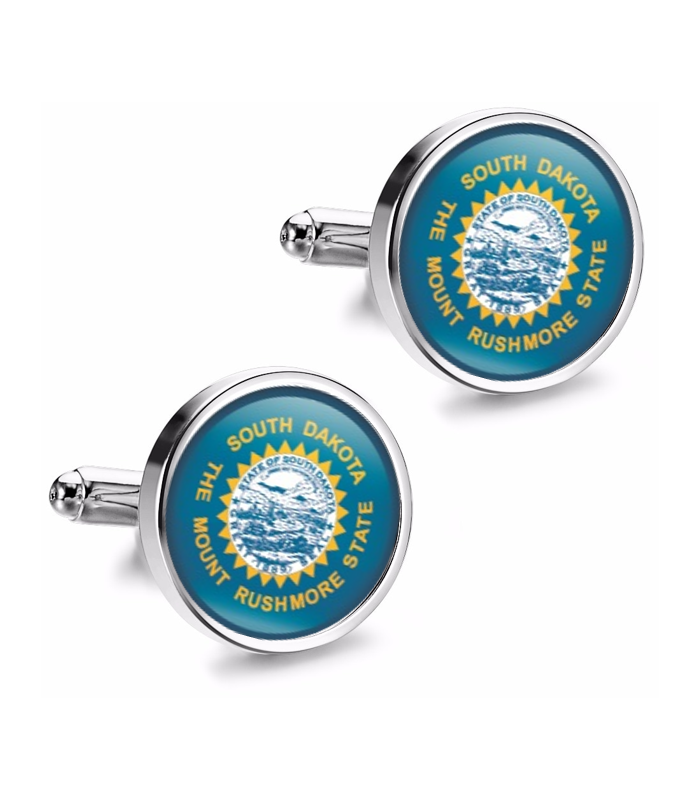 Gemelos de Camisa Magglass del Estado de South Dakota 16mm