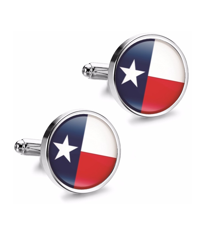 Gemelos de Camisa Magglass del Estado de Texas 16mm