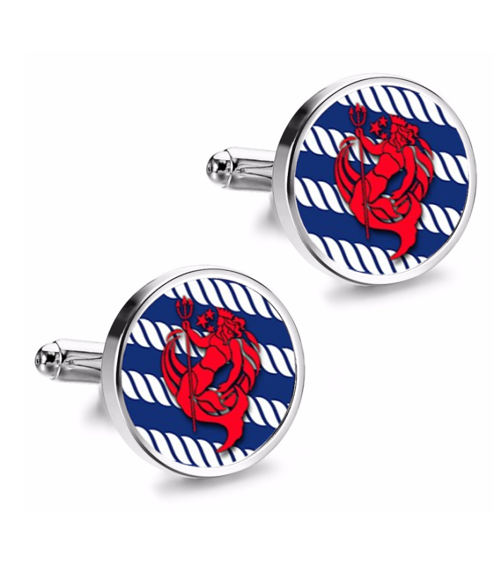 Gemelos de Camisa Magglass Dios del Mar Nautico Nº13 16mm