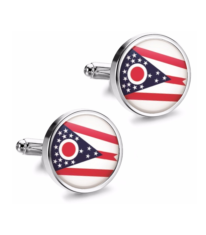 Gemelos de Camisa Magglass Estado Ohio 16mm