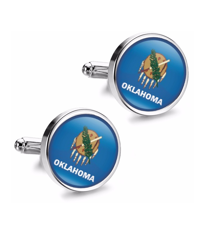 Gemelos de Camisa Magglass Estado Oklahoma 16mm