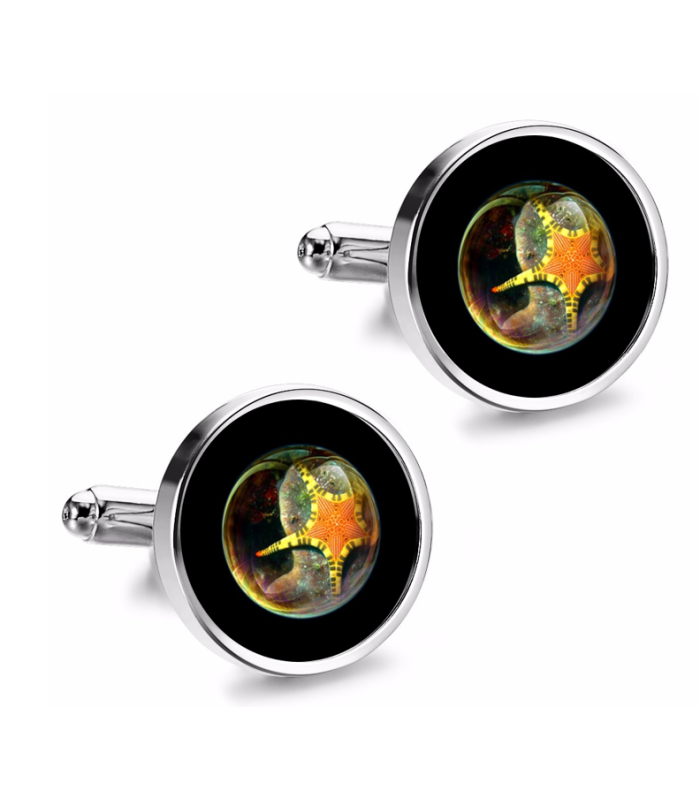 Gemelos de Camisa Magglass Fondo Marino Nº14 16mm