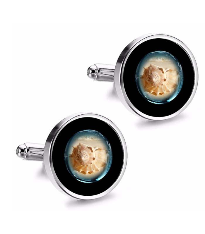 Gemelos de Camisa Magglass Fondo Marino Nº17 16mm