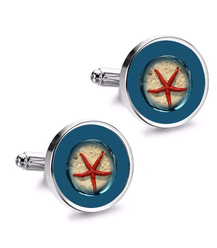 Gemelos de Camisa Magglass Fondo Marino Nº18 16mm