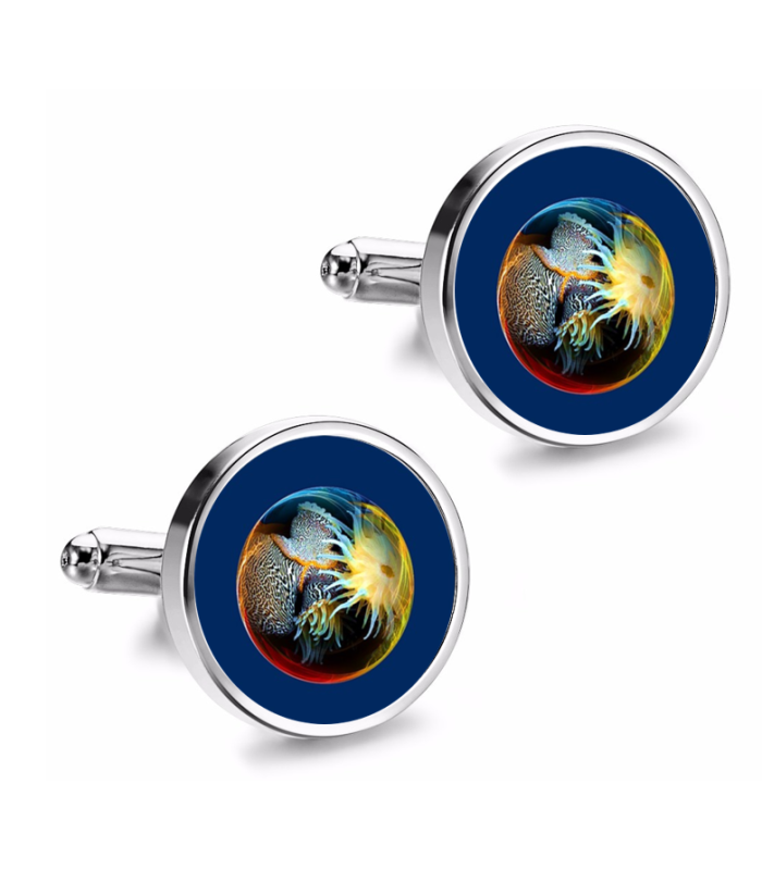 Gemelos de Camisa Magglass Fondo Marino Nº23 16mm