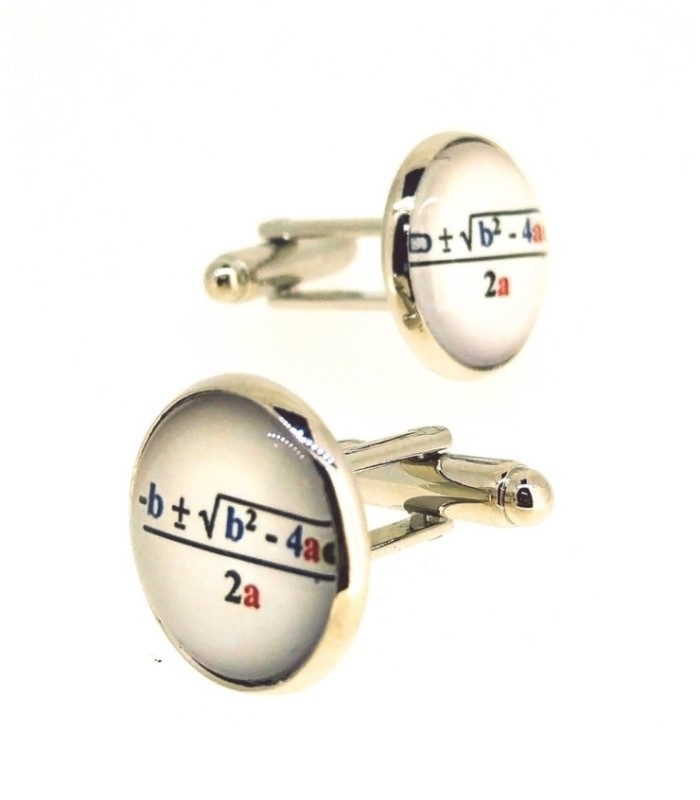 Gemelos de Camisa Magglass Formula Matematica 16 mm