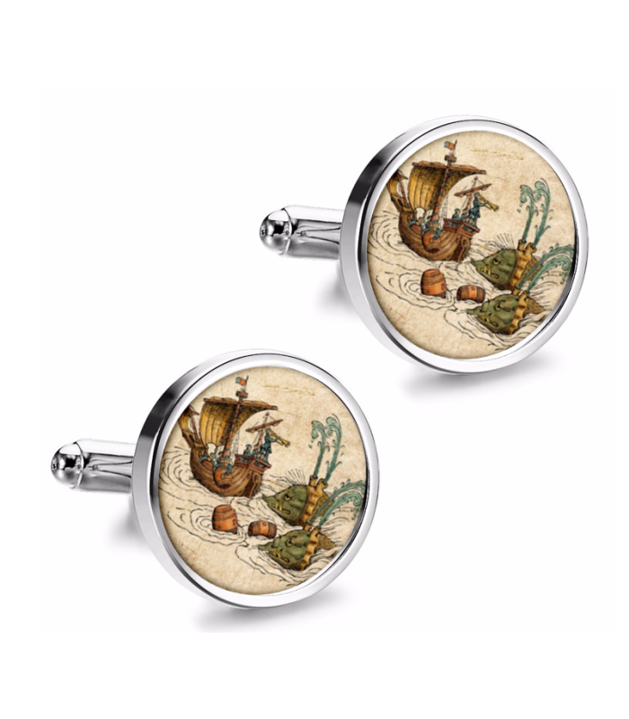 Gemelos de Camisa Magglass Monstruos y Criaturas del Mar Nº13 16mm