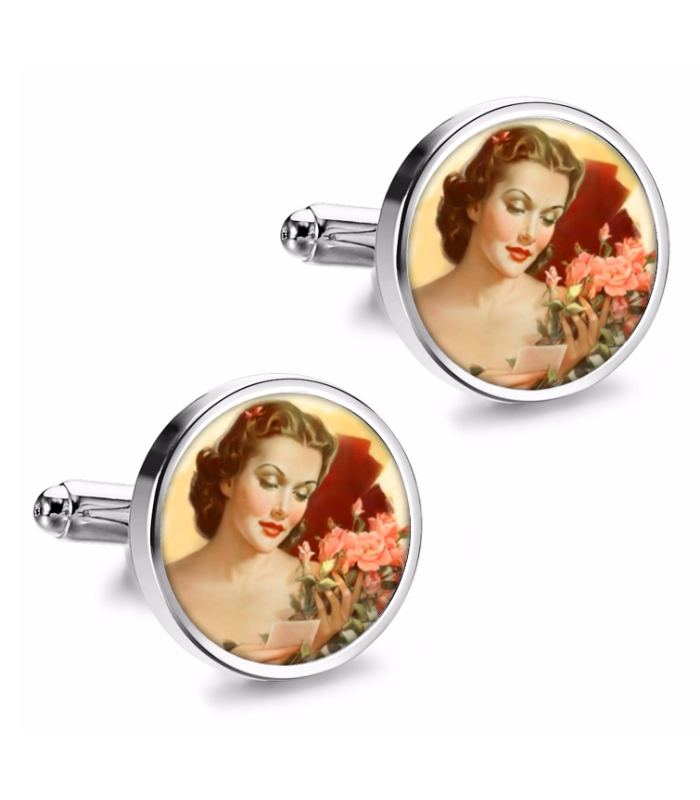 Gemelos de Camisa Magglass Pin Up Girls Nº12 16mm