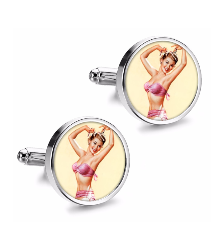 Gemelos de Camisa Magglass Pin Up Girls Nº19 16mm