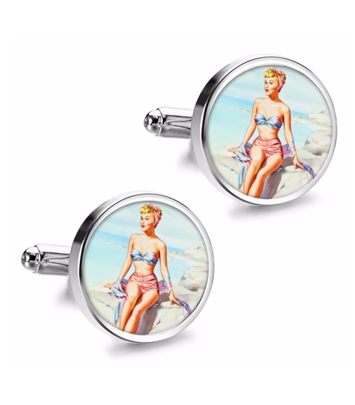 Gemelos de Camisa Magglass Pin Up Girls Nº4 16mm