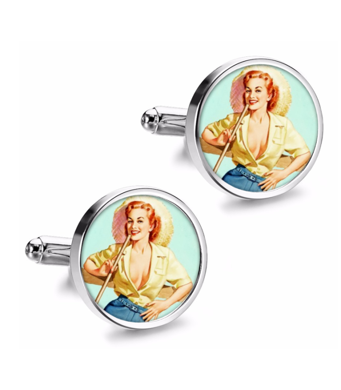 Gemelos de Camisa Magglass Pin Up Girls Nº7 16mm