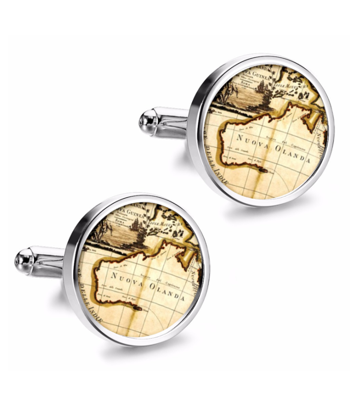 Gemelos de Camisa Magglass Rosa de los Vientos y Navegacion Nº10 16mm