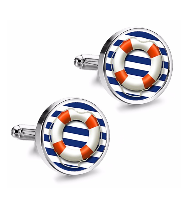 Gemelos de Camisa Magglass Salvavidas Nautico Nº14 16mm