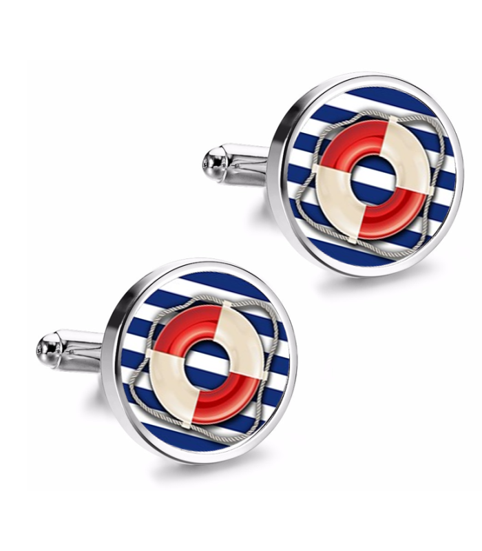 Gemelos de Camisa Magglass Salvavidas Nautico Nº17 16mm