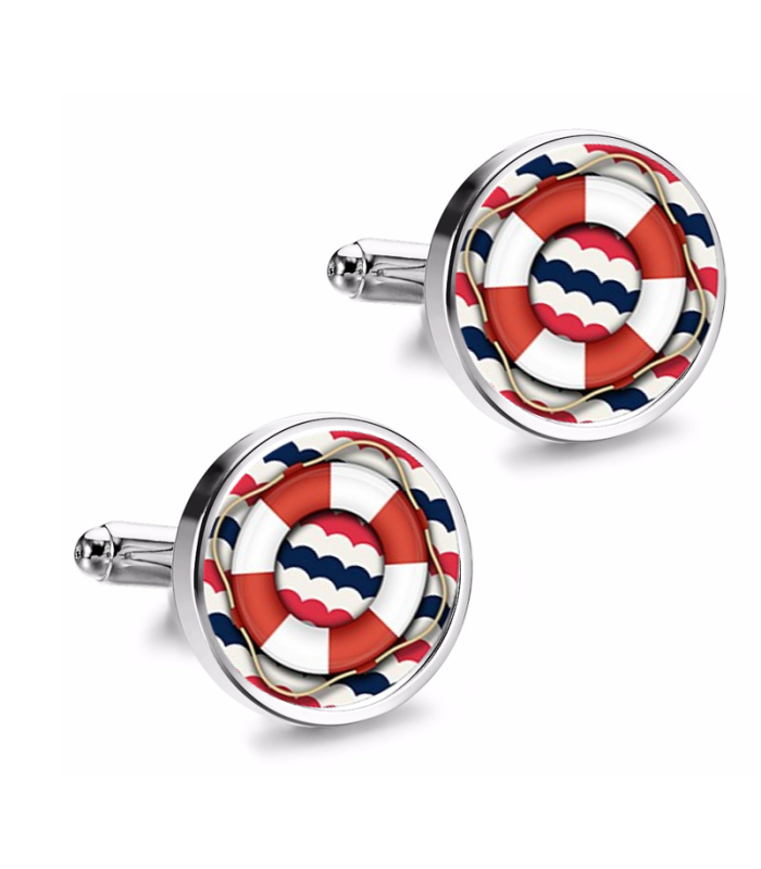 Gemelos de Camisa Magglass Salvavidas Nautico Nº4 16mm