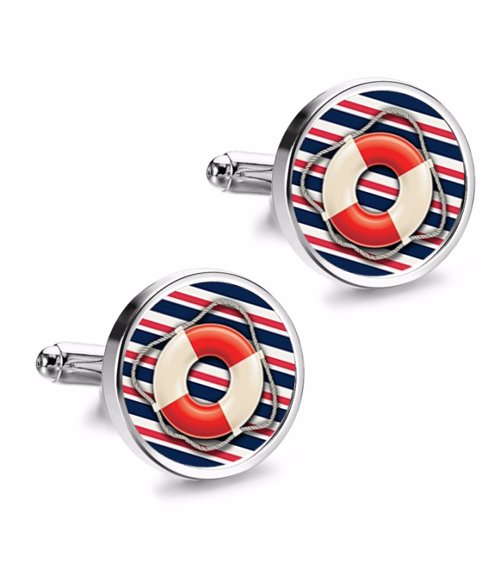 Gemelos de Camisa Magglass Salvavidas Nautico Nº8 16mm