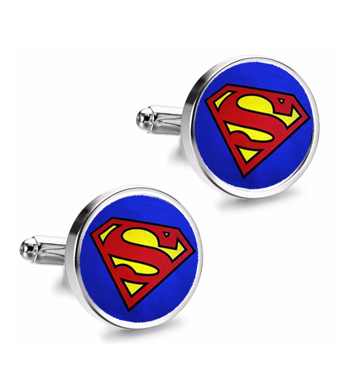 Gemelos de Camisa Magglass Superman Original Logo Dark Blue