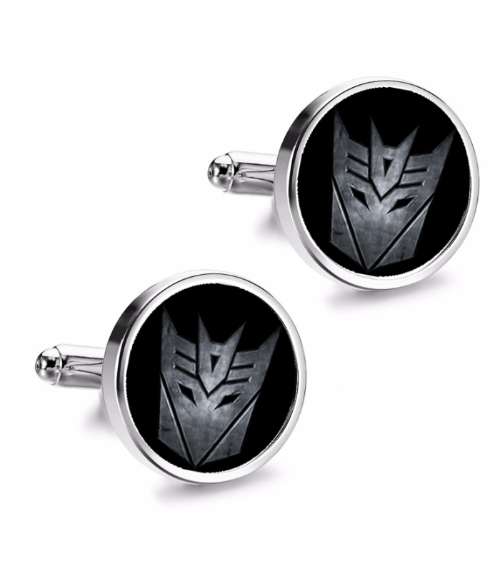 Gemelos de Camisa Magglass Transformers Logo Decepticons