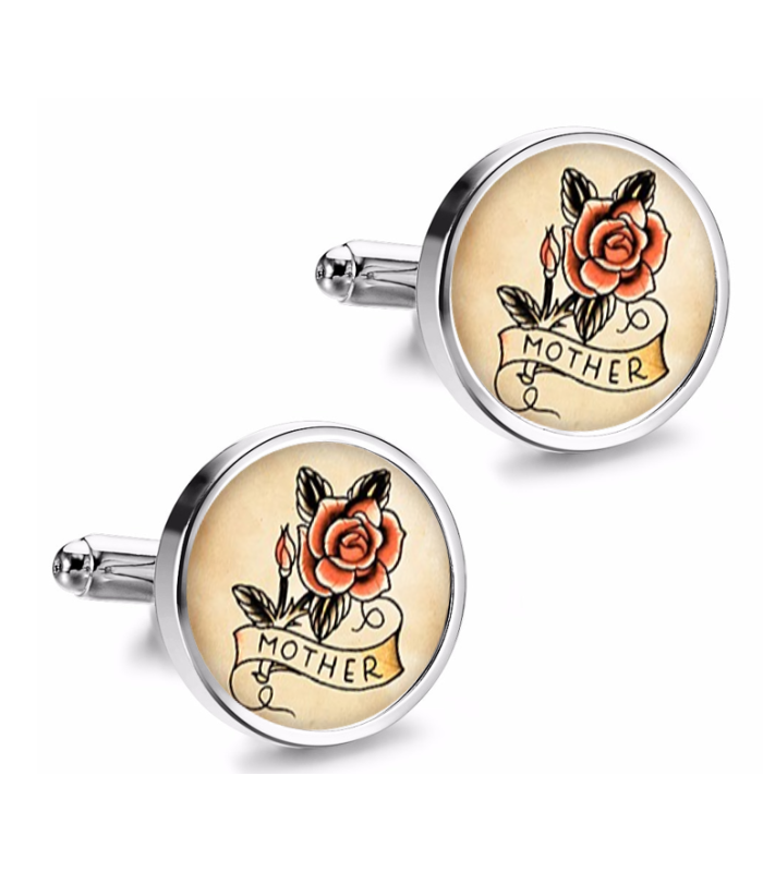 Gemelos de Camisa Magglass Vintage Tattoo Nº1 16mm