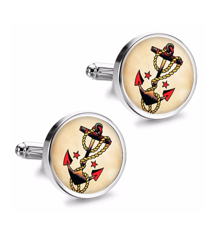 Gemelos de Camisa Magglass Vintage Tattoo Nº21 16mm