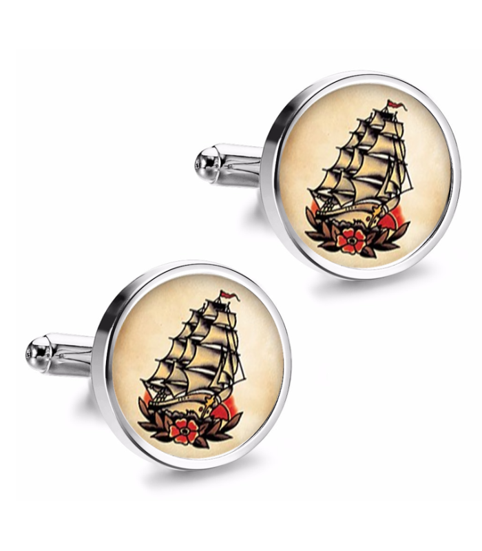 Gemelos de Camisa Magglass Vintage Tattoo Nº26 16mm