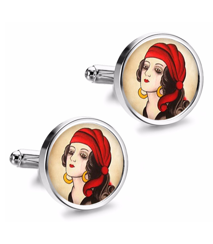 Gemelos de Camisa Magglass Vintage Tattoo Nº27 16mm