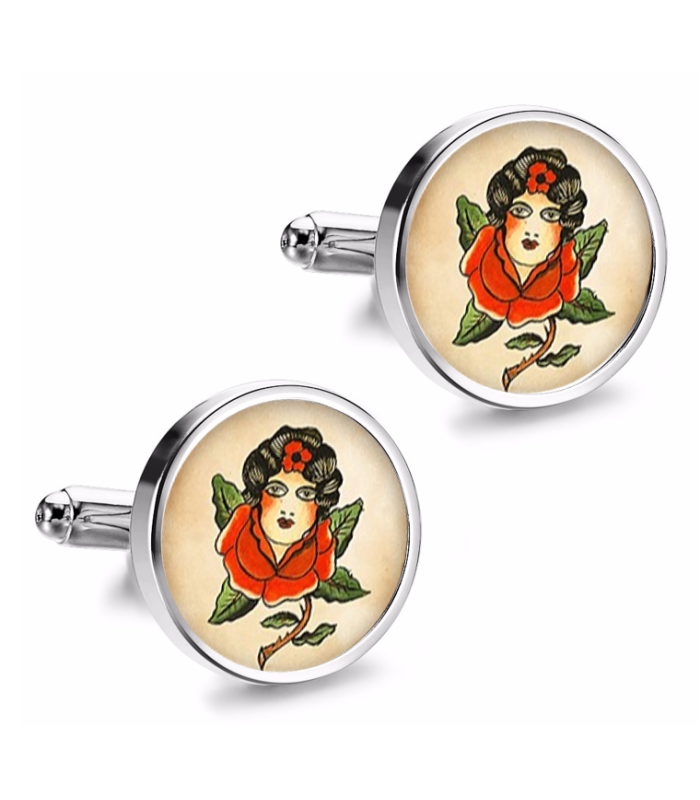 Gemelos de Camisa Magglass Vintage Tattoo Nº30 16mm