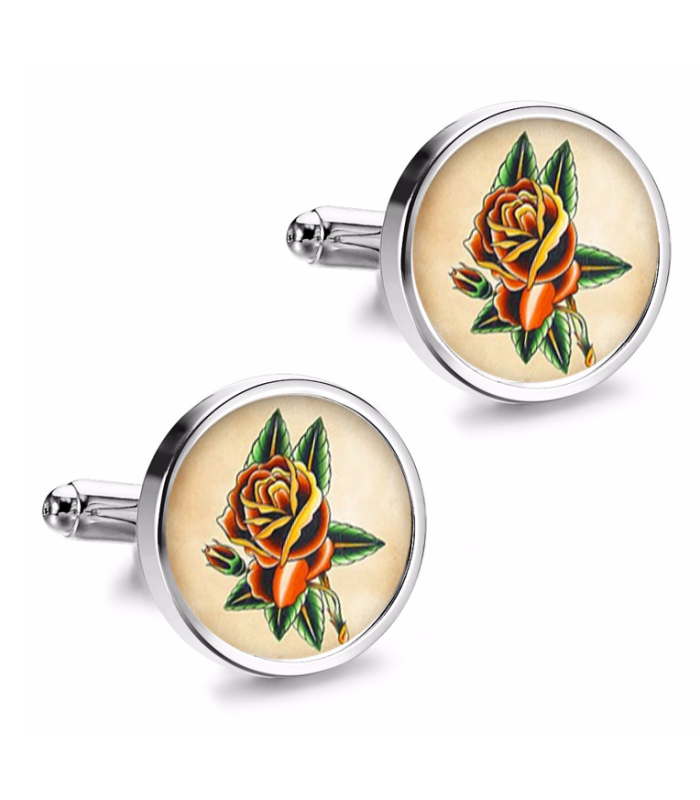 Gemelos de Camisa Magglass Vintage Tattoo Nº32 16mm