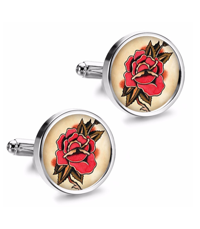 Gemelos de Camisa Magglass Vintage Tattoo Nº46 16mm