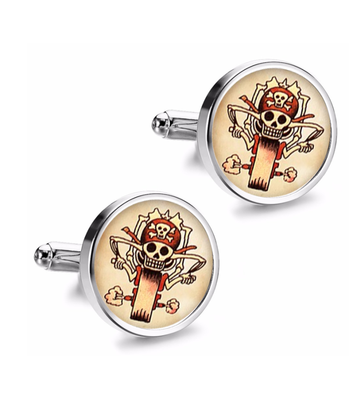 Gemelos de Camisa Magglass Vintage Tattoo Nº9 16mm