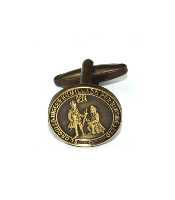 Gemelos de Camisa Medalla de Blas de Lezo Homenaje