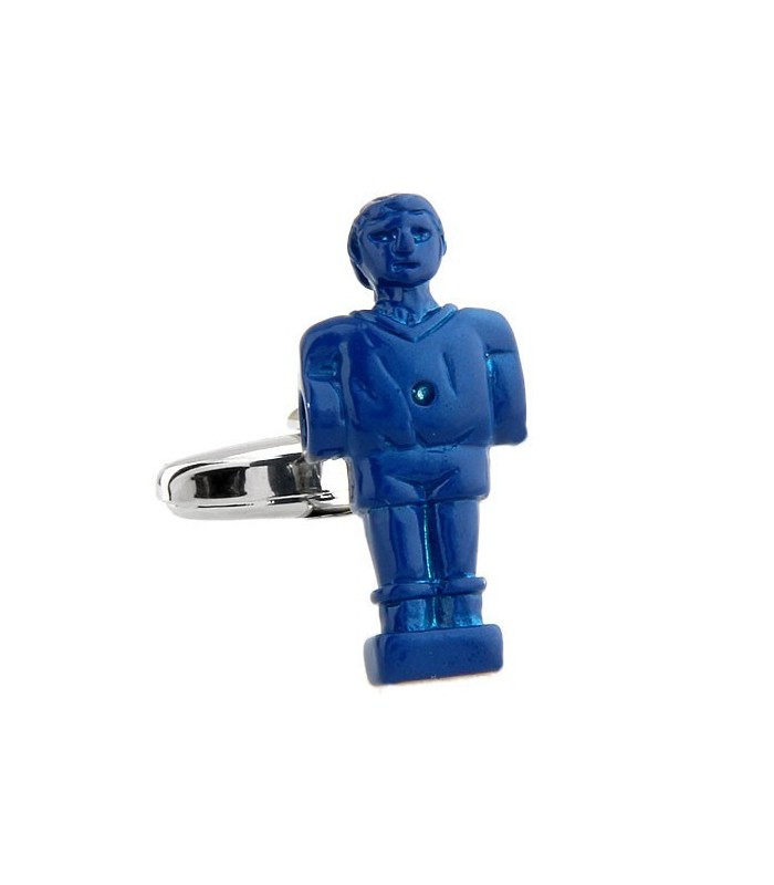 Gemelos de Camisa Muñeco Futbolin Azul