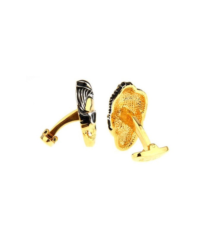 Gemelos de camisa Rock   Roll Skull