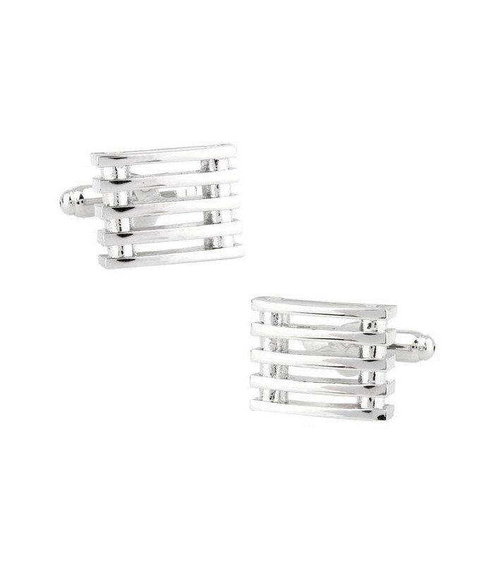 Gemelos de Camisa Shelf Steel Cufflinks