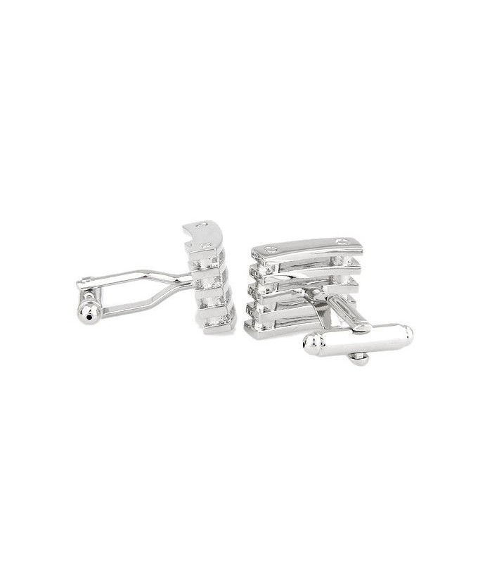 Gemelos de Camisa Shelf Steel Cufflinks