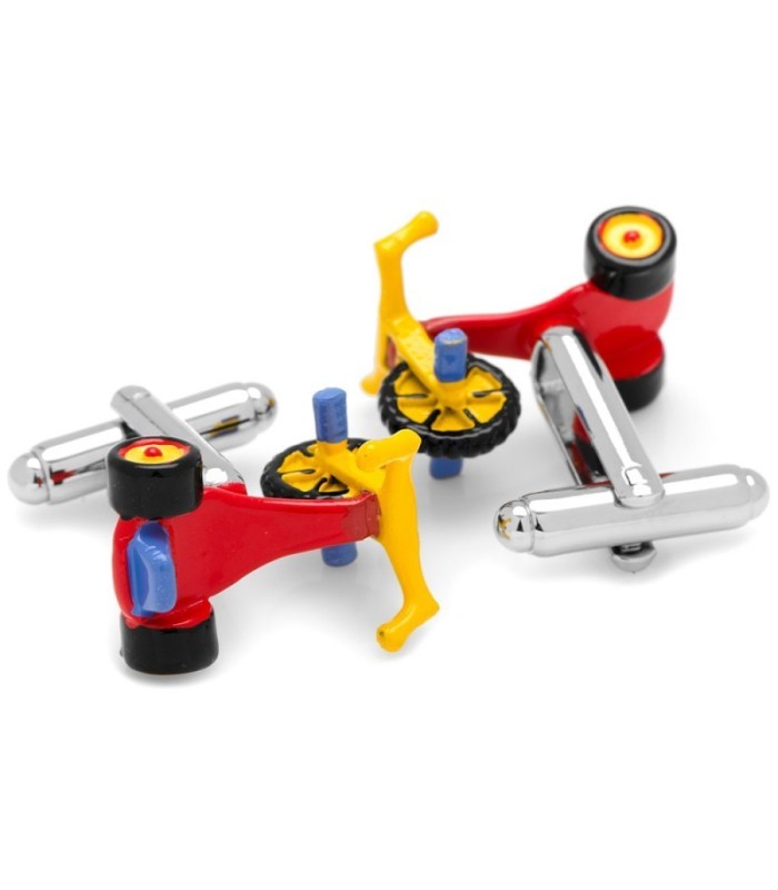 Gemelos de Camisa Triciclo de Colores