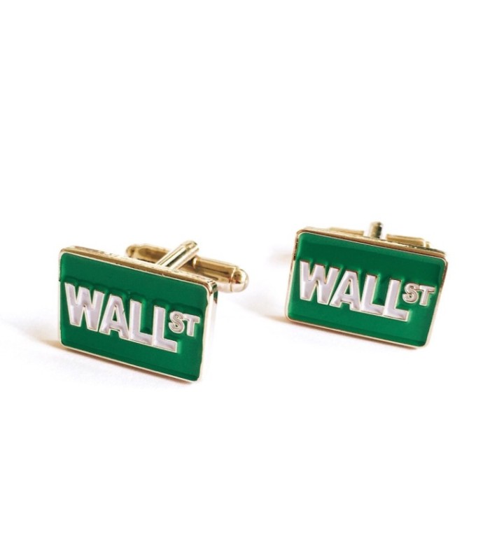Gemelos de camisa Wall Street Calle