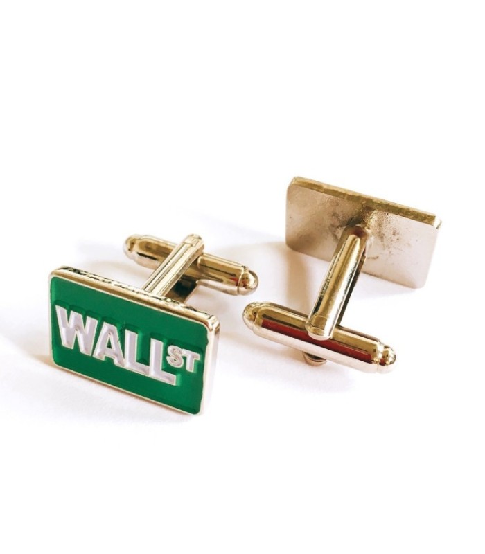 Gemelos de camisa Wall Street Calle