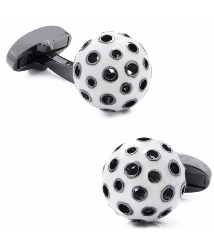 Gemelos de Camisa White Infinity Ball
