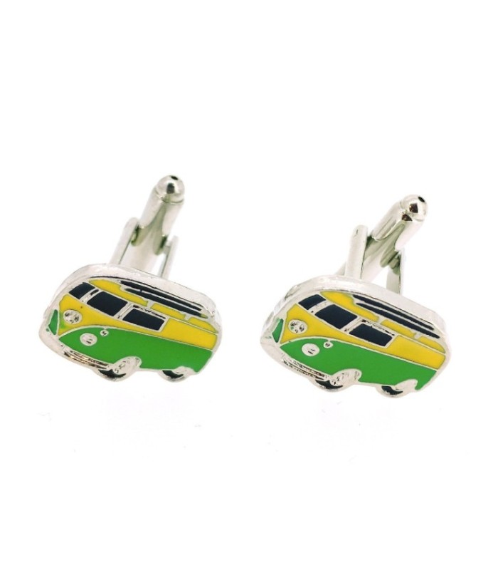 Gemelos Furgoneta Camper Volkswagen VW Flower Power