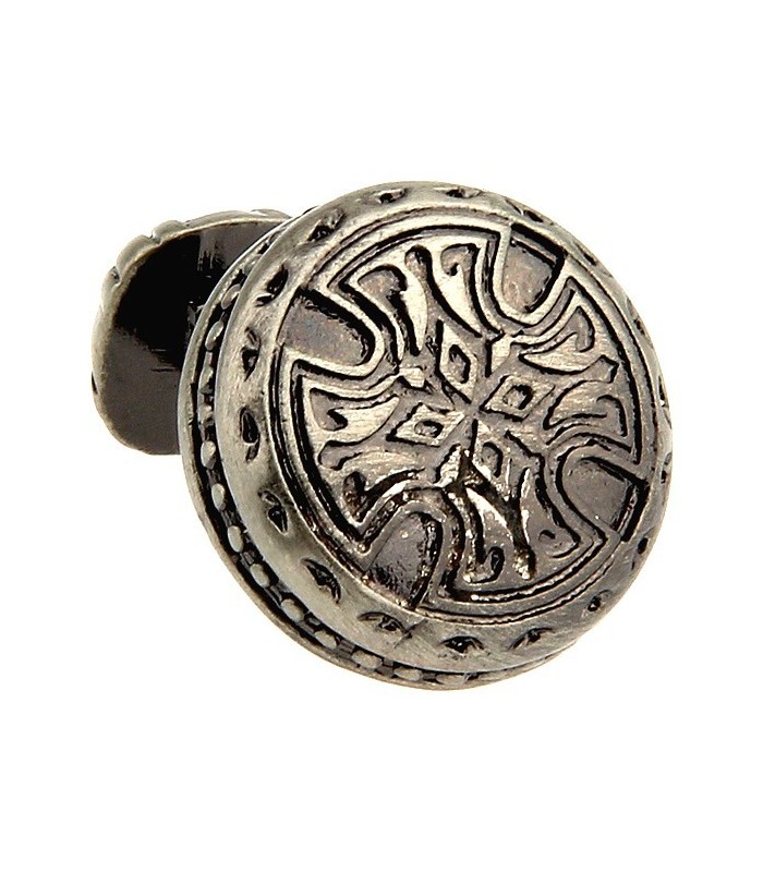 Gemelos Gothic Cross Rounded