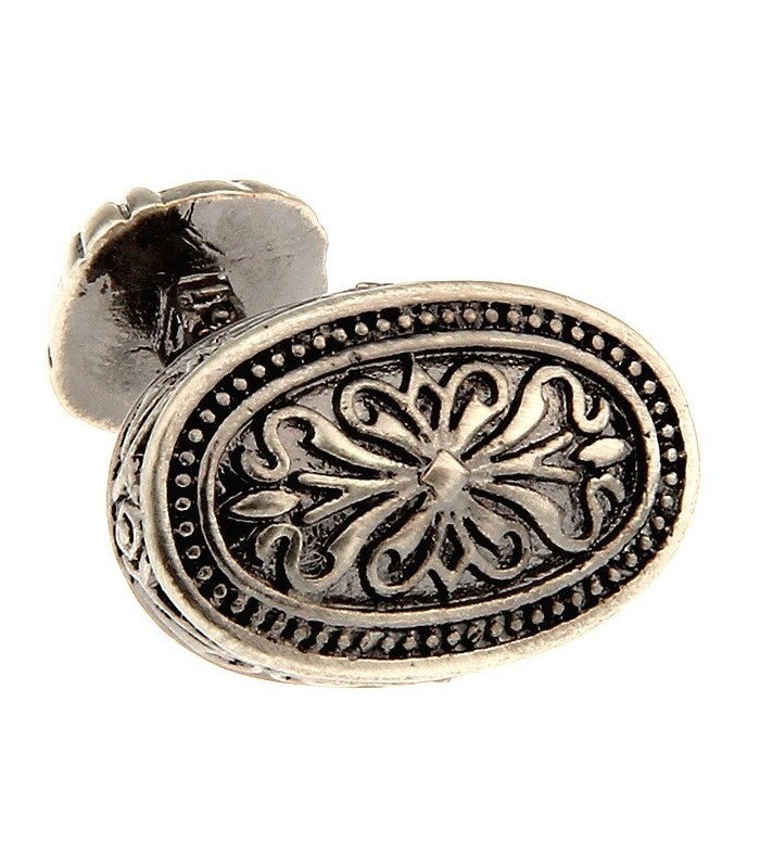 Gemelos Gothic Shield Rounded