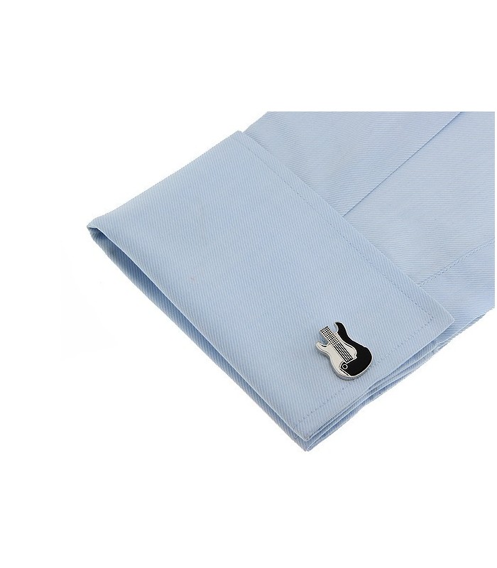 Gemelos Guitarra Rock Negra