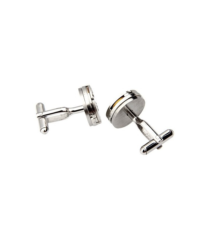 Gemelos Mecanismo de Reloj Steampunk