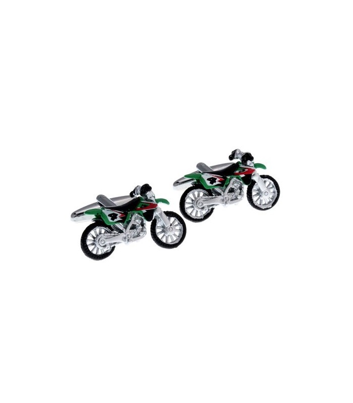 Gemelos Moto de Motocross Verde