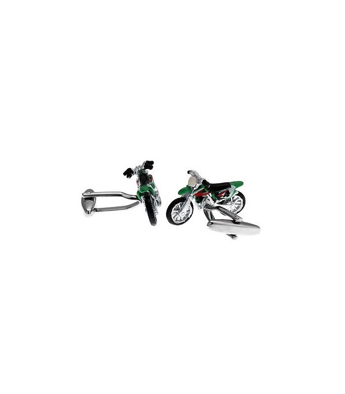 Gemelos Moto de Motocross Verde