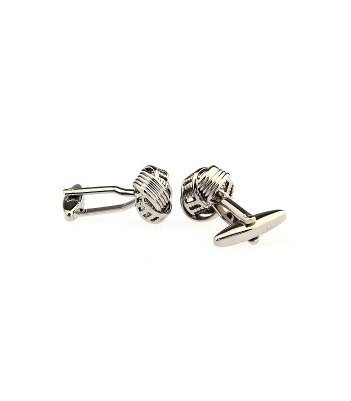 Gemelos Nudo Borla Stripes   Holes