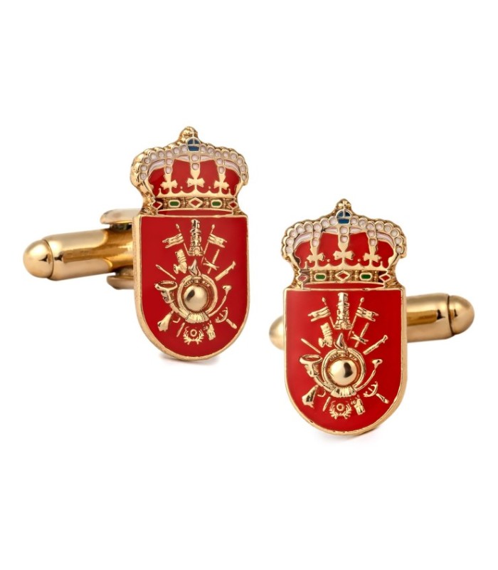 Gemelos para Camisa Academia General Militar de Zaragoza 20x10mm